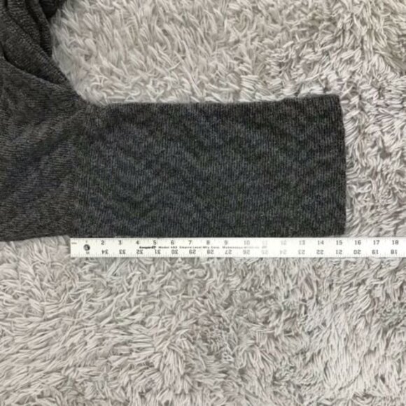 Anthropologie Saturday Sunday S Gray Metallic Ingleside Hooded Long Cardigan - Picture 8 of 8